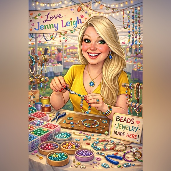 Jewelry - Love, Jenny Leigh Artisan Class & Brad Show Notification Post.  Like this Post❤️